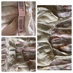 VICTORIAS SECRET, PUSH-UP WITHOUT PADDING, VINTAGE OFF WHITE, 32B, NO WIRE